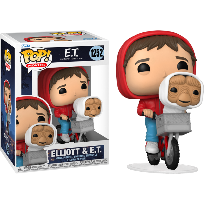 Movies: E.T. The Extra Terrestrial-Elliot & E.T.(E.T. In Bike Basket)