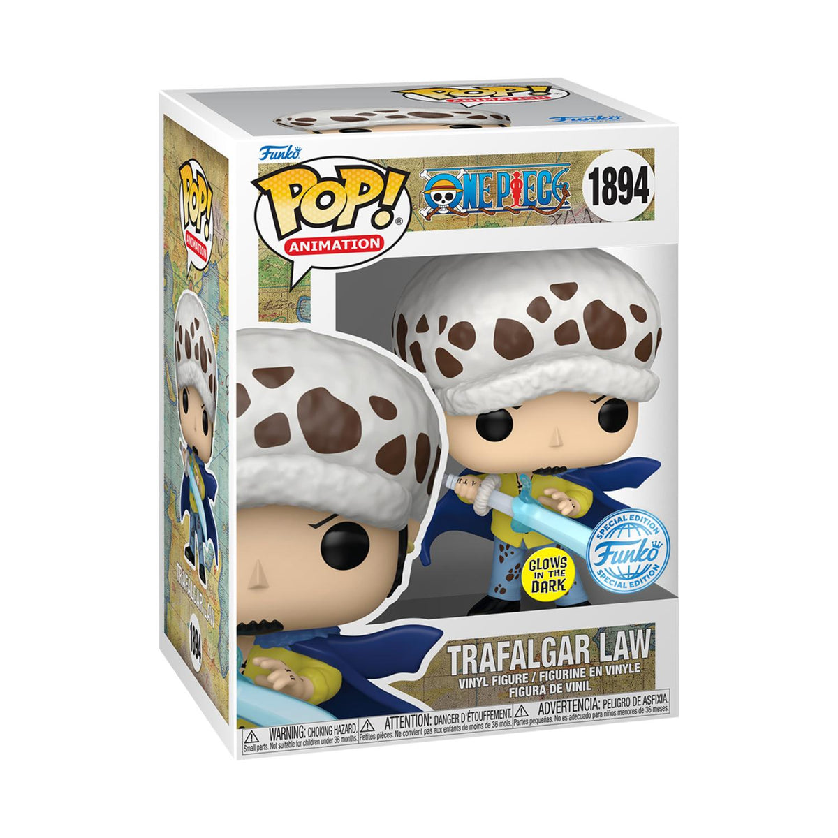 Funko Pop! Animation: One Piece - Trafalgar Law (Glow In The Dark)(Special Edition)