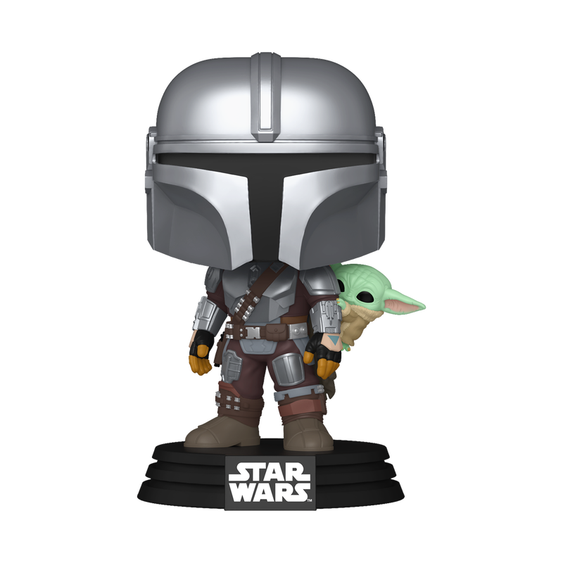 Pop! The Mandalorian with Grogu (On Back)