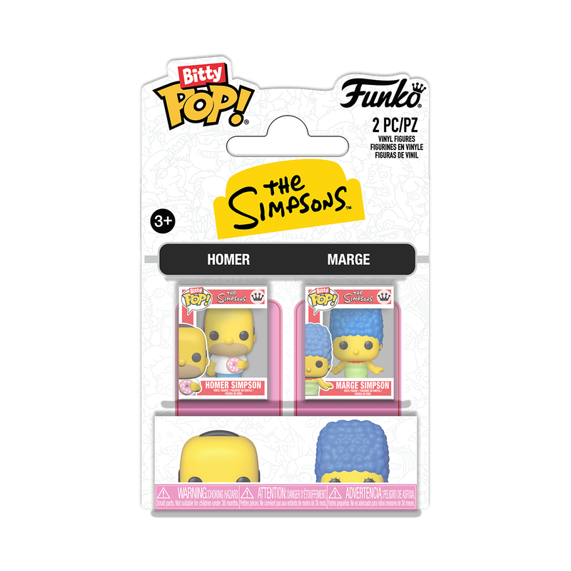 Bitty Pop! Homer & Marge Simpson 2-Pack