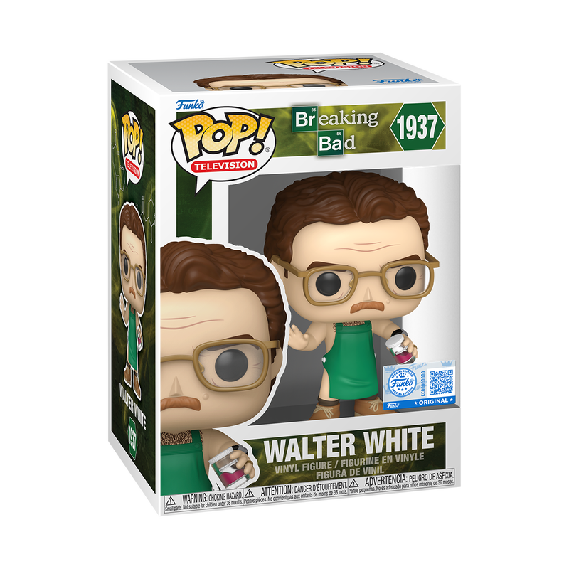 Pop! Walter White in Green Apron - Breaking Bad packaging