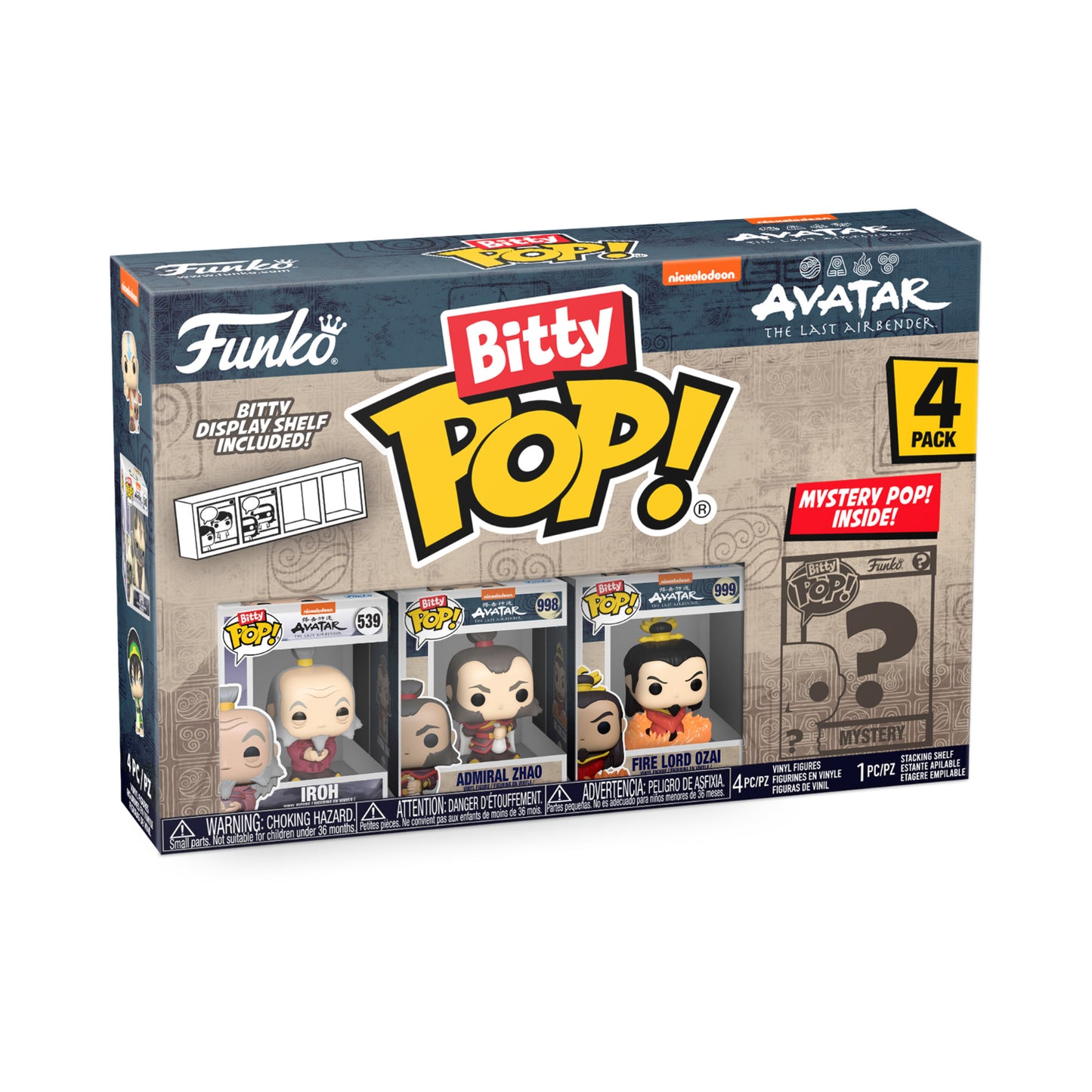 Funko Bitty Pop!: Avatar The Last Airbender - Series 3 4 Pack