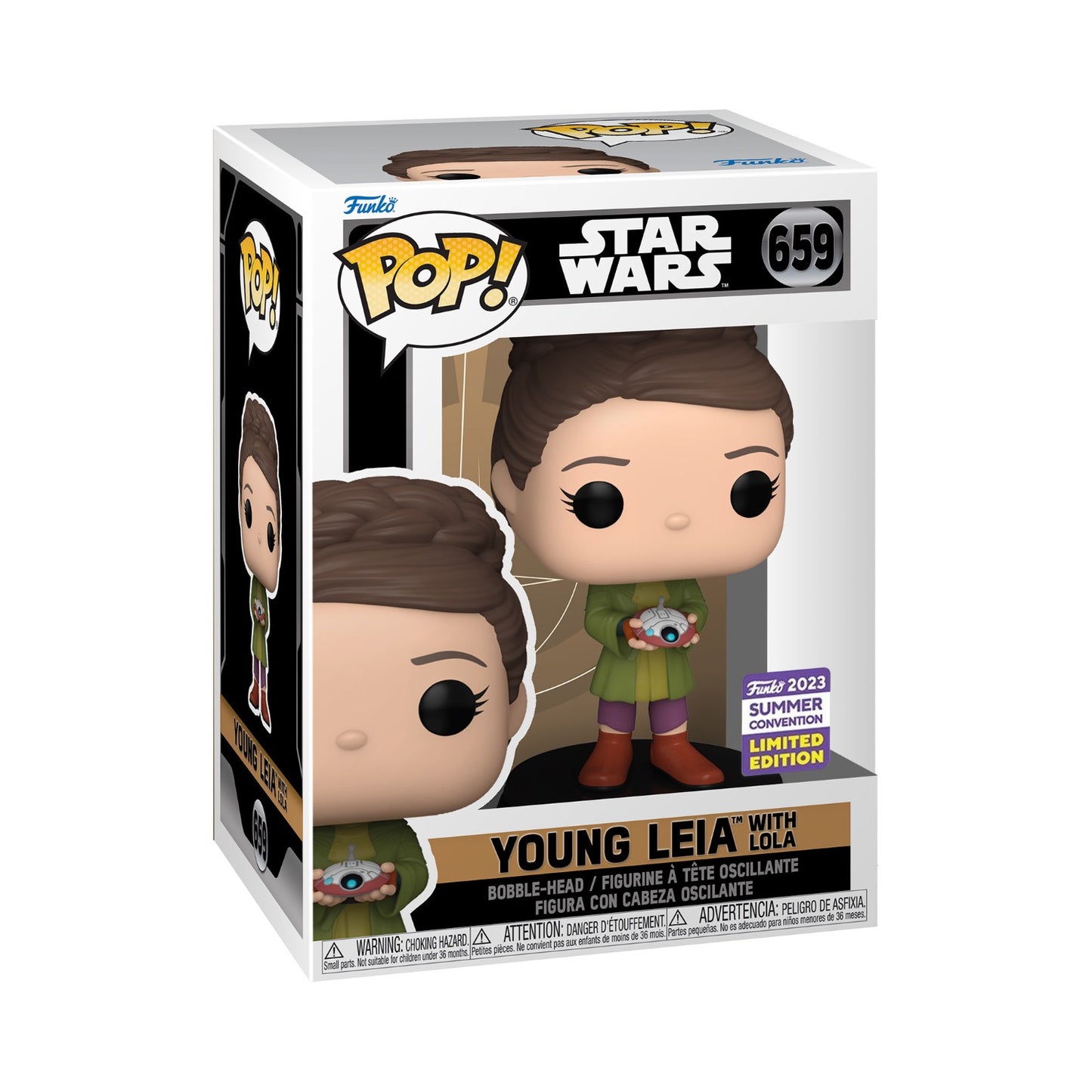 Star Wars - Young Leia (Funko 2023 Summer Convention Limited Edition) (Comic Con Limited Edition)