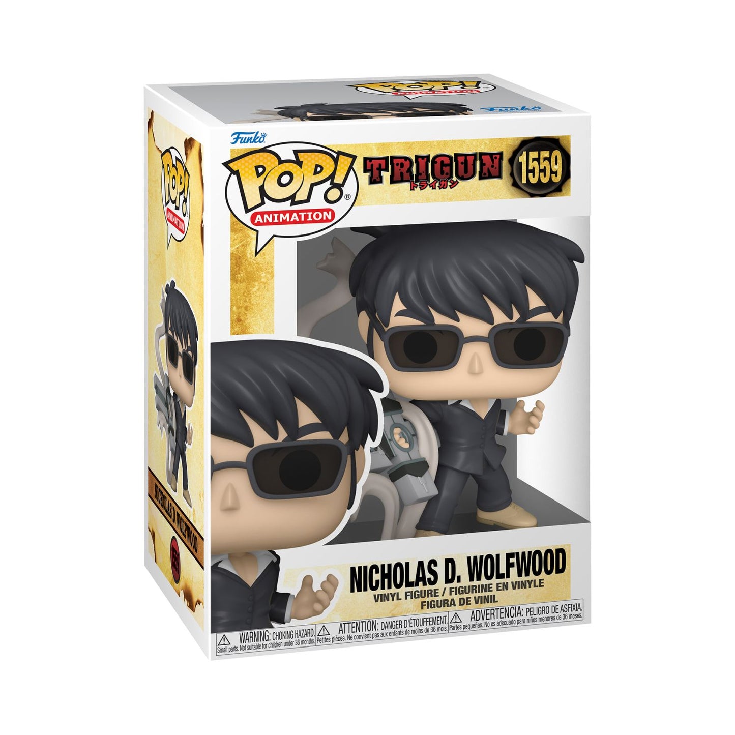 Animation: Trigun - Nicholas D. Wolfwood With Punisher Cross