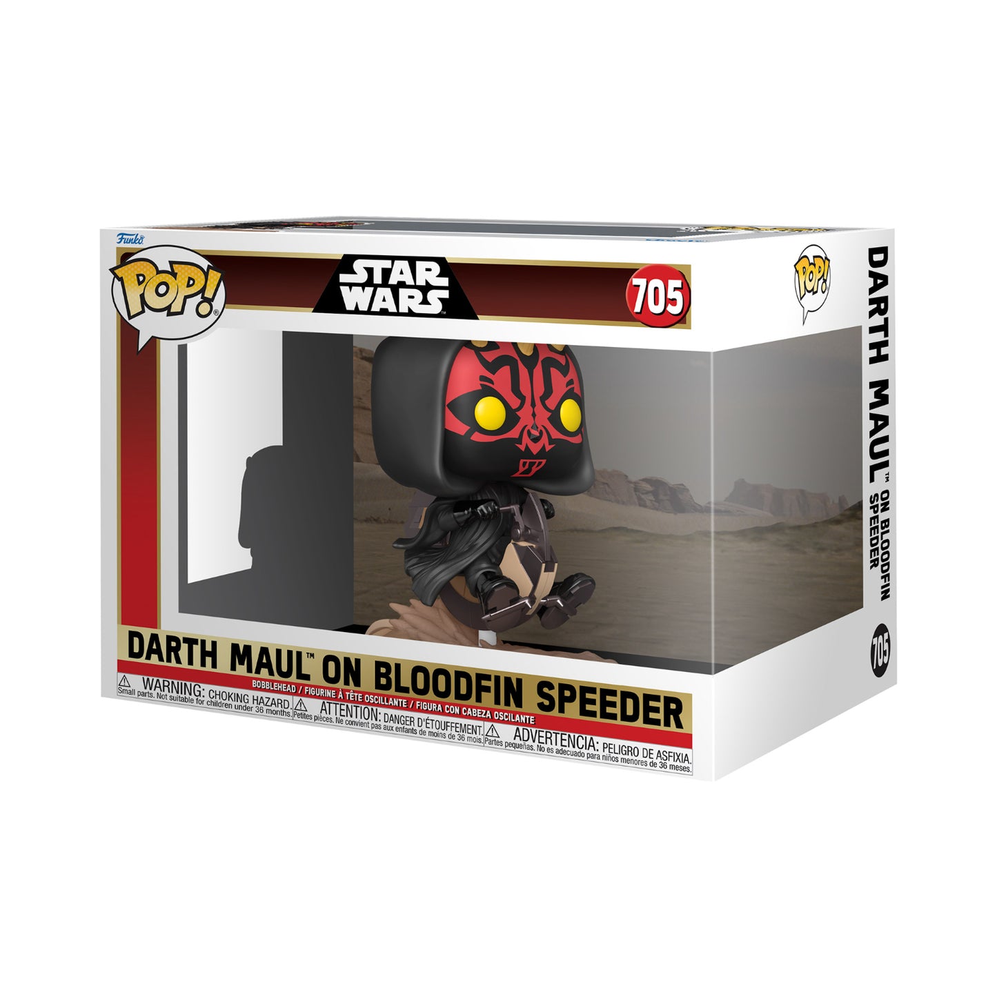 Rides Deluxe: Star Wars The Phantom Menace - Darth Maul On Bloodfin Speeder