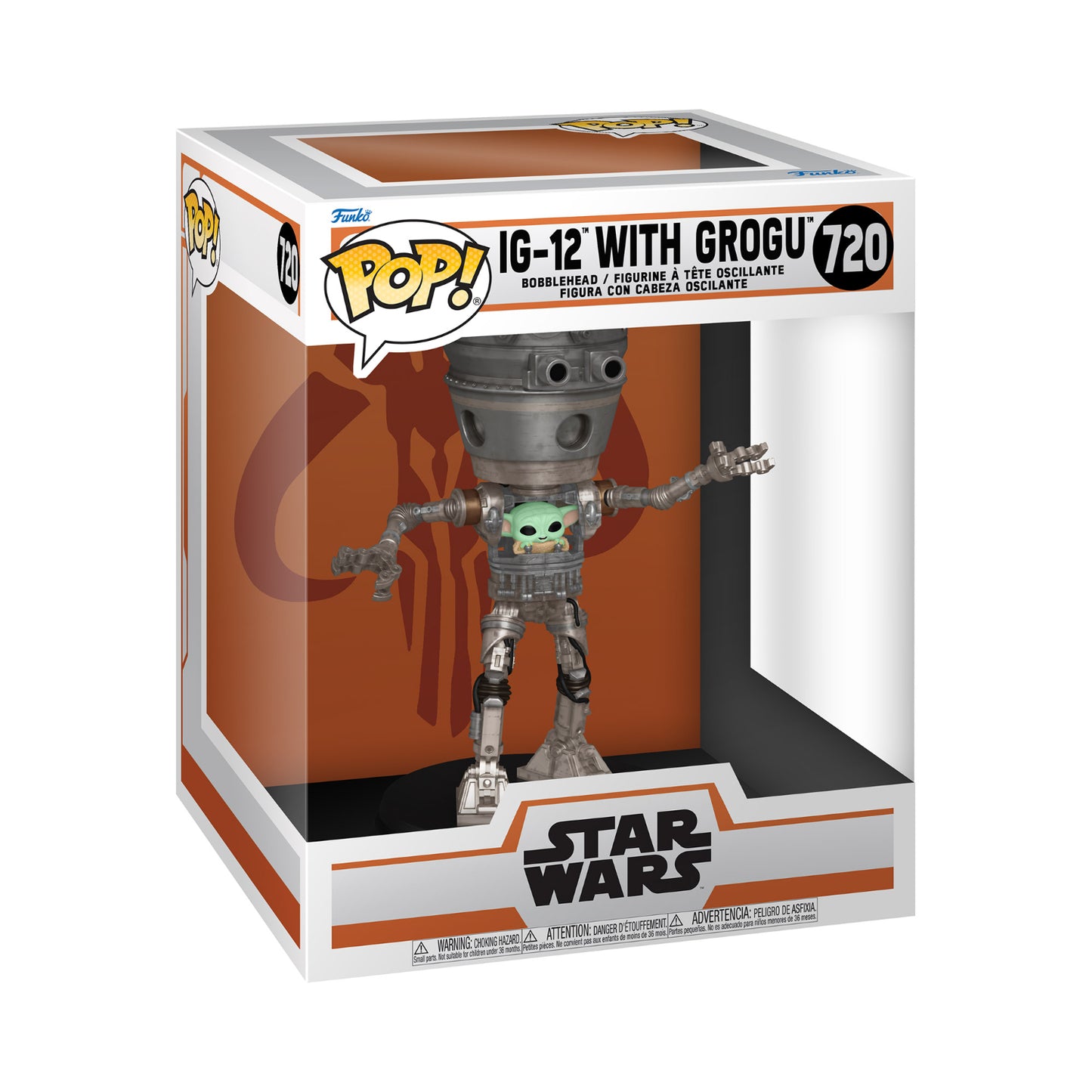 Deluxe: Star Wars The Mandalorian - IG-12 With Grogu