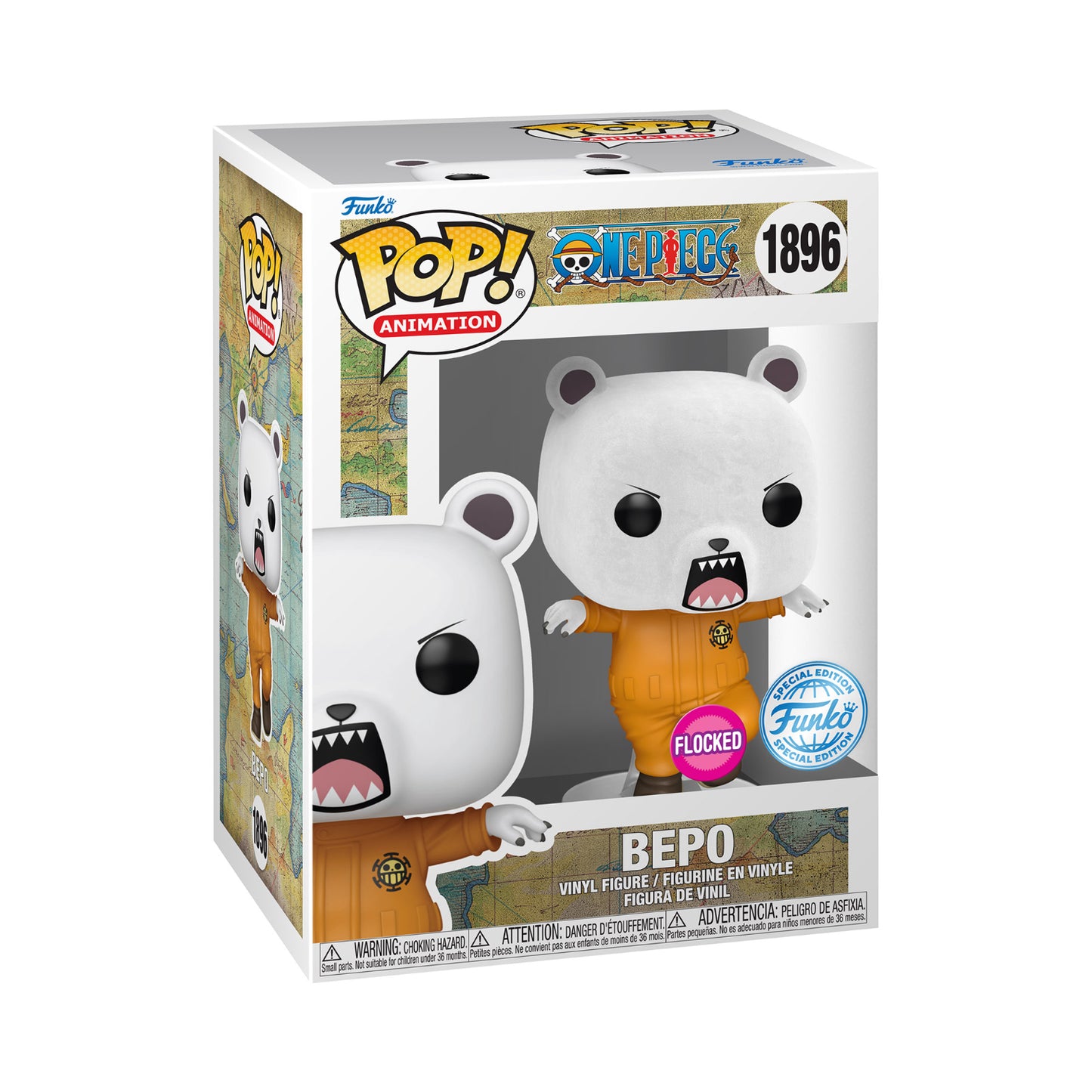Animation: One Piece - Bepo (Flocked)(Special Edition)