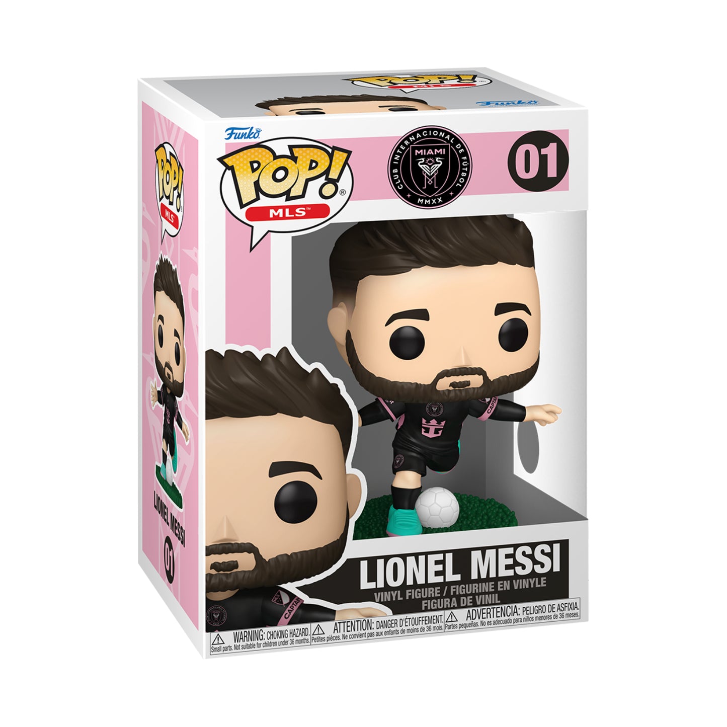 Funko Pop! MLS: Inter Miami CF - Lionel Messi (Inter Miami CF Away Jersey)