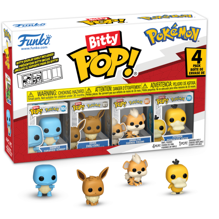 Funko Bitty Pop!: Pokemon - Series 4 4 Pack