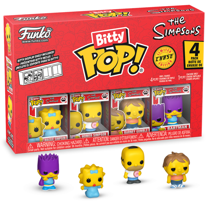 Funko Bitty Pop!: The Simpsons - Series 3 4 Pack