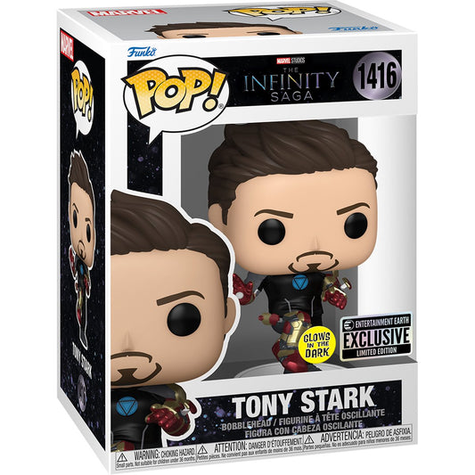 Iron Man 3 Tony Stark Suit-Up Glow-in-the-Dark Funko Pop! Vinyl Figure - Entertainment Earth Exclusive