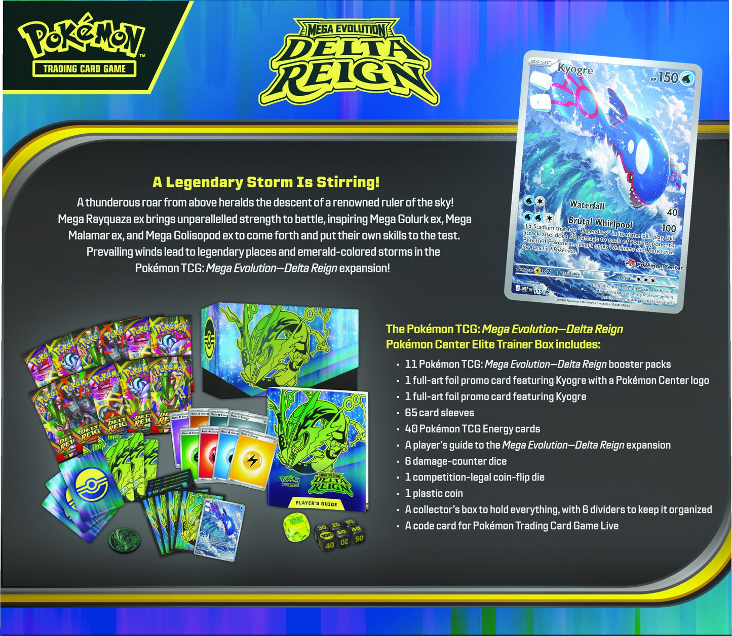 Pokémon TCG Delta Reign Elite Trainer Box detail