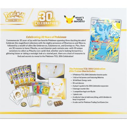 Pokémon TCG: 30th Celebration - Elite Trainer Box
