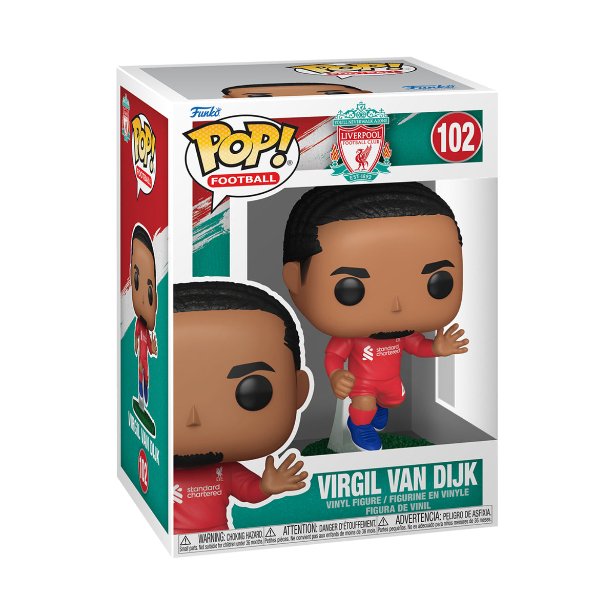 Funko Pop! Football: Liverpool FC - Virgil Van Dijk