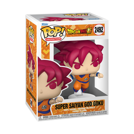 Funko Pop! Animation: Dragon Ball Super - Super Saiyan God Goku (Punching)