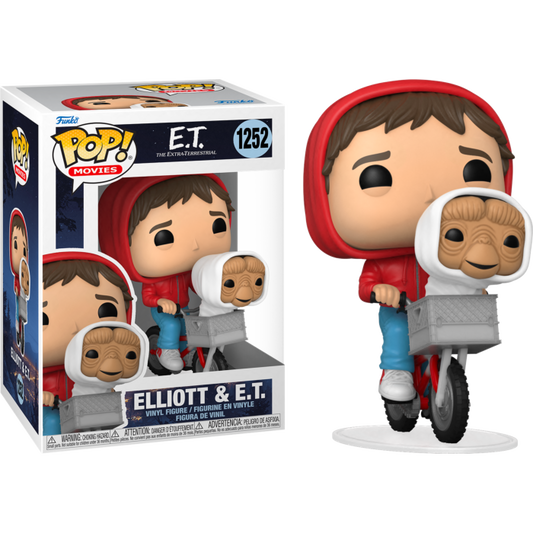 Movies: E.T. The Extra Terrestrial-Elliot & E.T.(E.T. In Bike Basket)