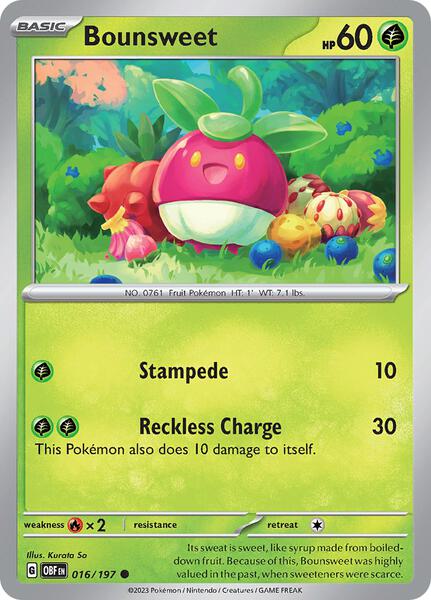 Bounsweet-#016/197-Reverse Holofoil