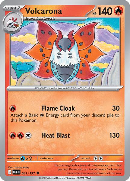 Volcarona-#041/197-Standard