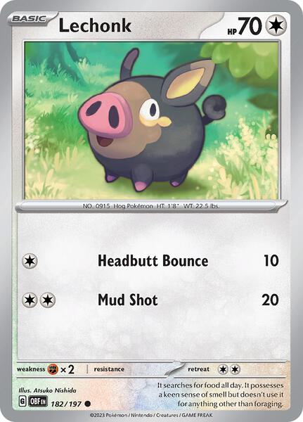 Lechonk - 182/197-#182/197-Standard