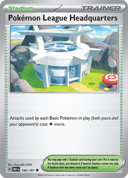 Pokemon League Headquarters-#192/197-Standard