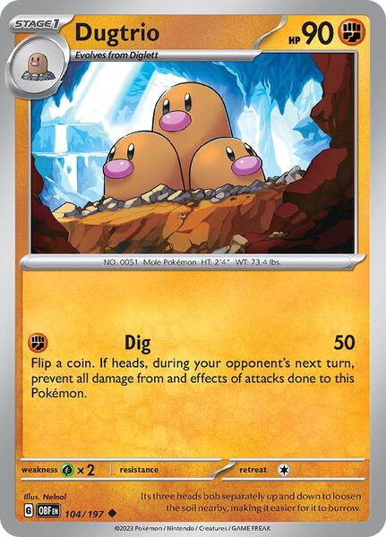 Dugtrio-#104/197-Standard