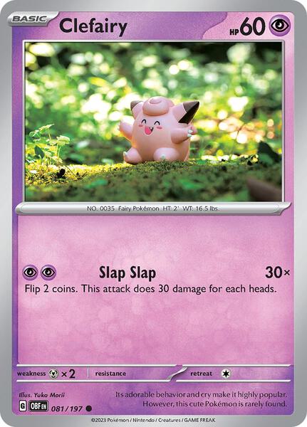 Clefairy-#081/197-Reverse Holofoil