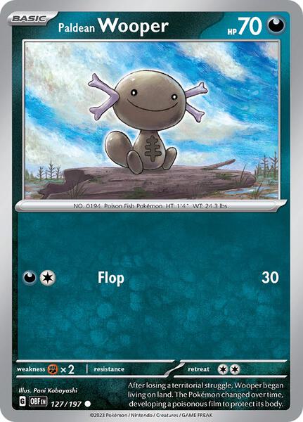Paldean Wooper - 127/197-#127/197-Standard