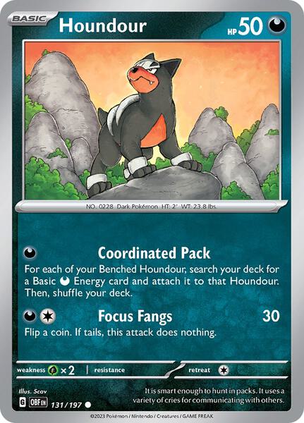 Houndour - 131/197-#131/197-Reverse Holofoil