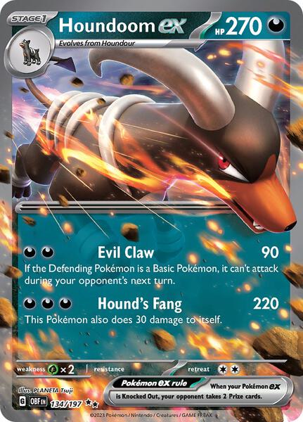 Houndoom ex-#134/197-Standard