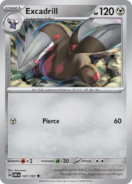 Excadrill-#147/197-Normal