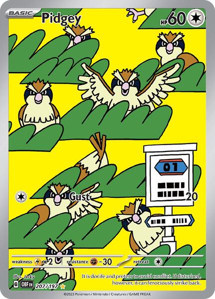 Pidgey - 207/197-#207/197-Standard