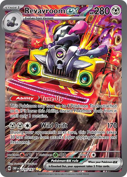 Revavroom ex - 224/197-#224/197-Holofoil