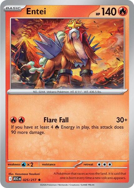 Entei-#025/217-Standard