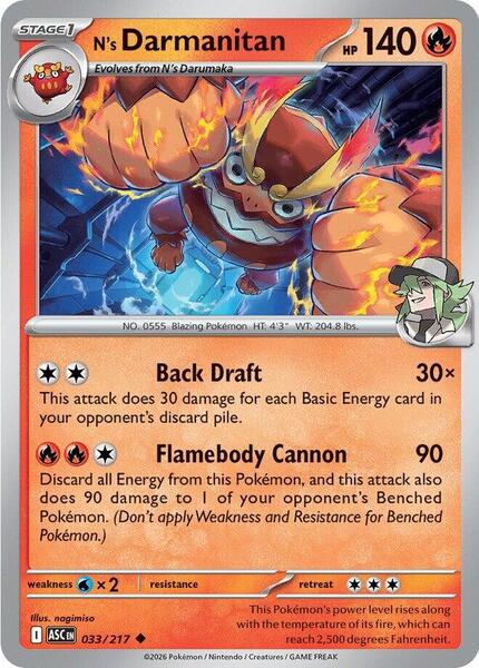 N's Darmanitan-#033/217-Standard