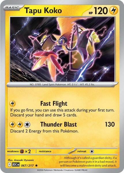 Tapu Koko-#067/217-Holofoil