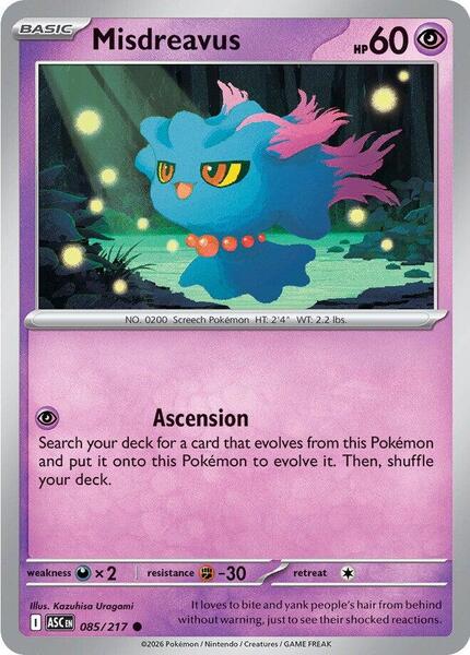 Misdreavus - 085/217-#085/217-Standard