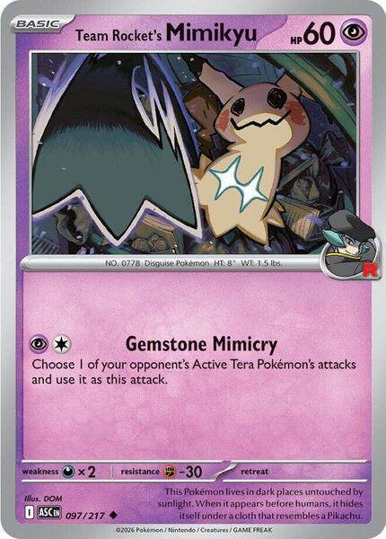 Team Rocket's Mimikyu - 097/217-#097/217-Standard