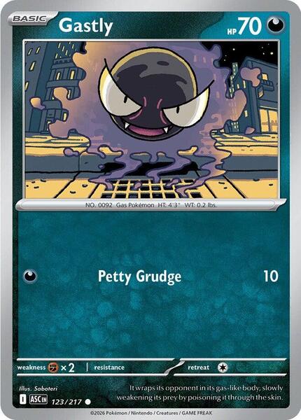 Gastly-#123/217