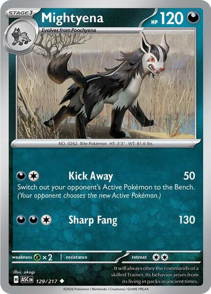 Mightyena - 129/217-#129/217-Standard