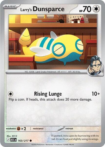 Larry's Dunsparce-#163/217-Normal