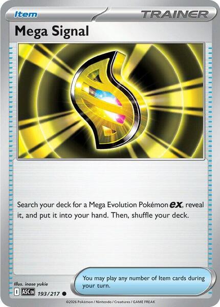 Mega Signal-#193/217-Reverse Holofoil