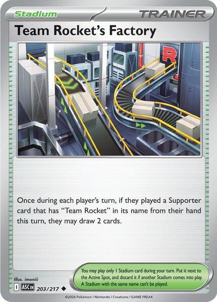 Team Rocket's Factory-#203/217-Normal
