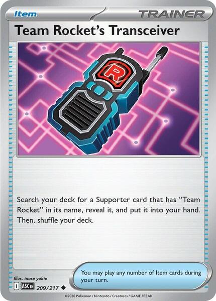 Team Rocket's Transceiver - 209/217-#209/217-Normal