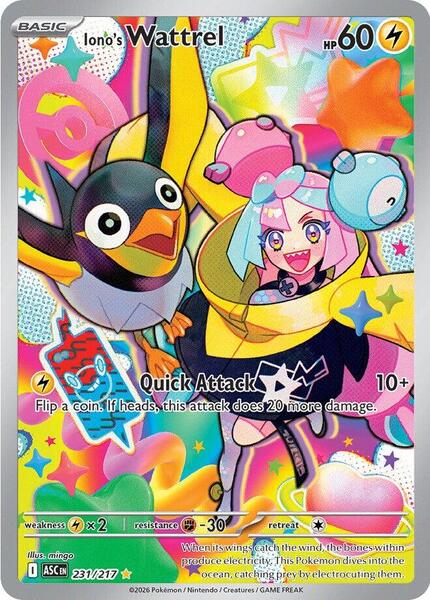 Iono's Wattrel - 231/217-#231/217-Holofoil