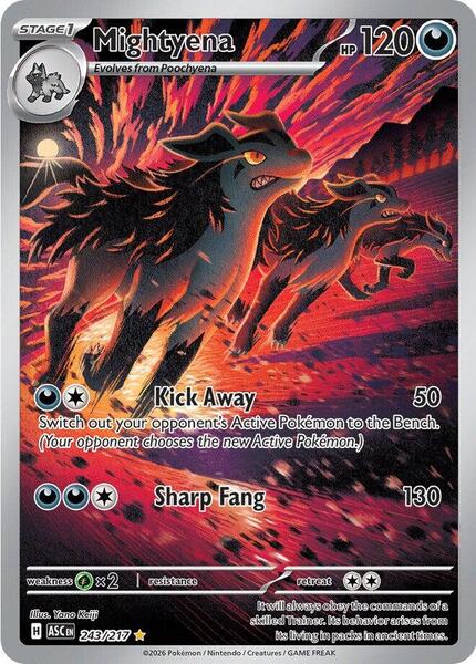 Mightyena - 243/217-#243/217-Holofoil