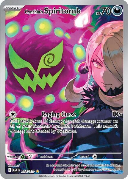 Cynthia's Spiritomb - 244/217-#244/217-Holofoil