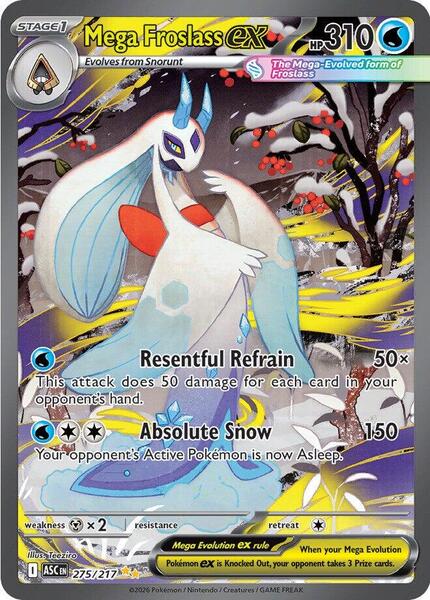 Mega Froslass ex - 275/217-#275/217-Holofoil