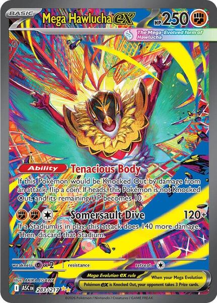 Mega Hawlucha ex - 283/217-#283/217-Holofoil
