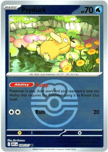 Psyduck - 039/217 (Love Ball)-#039/217-Standard
