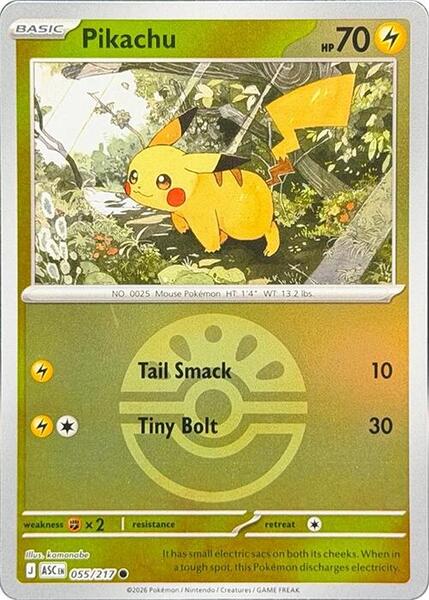 Pikachu (Friend Ball)-#055/217-Standard